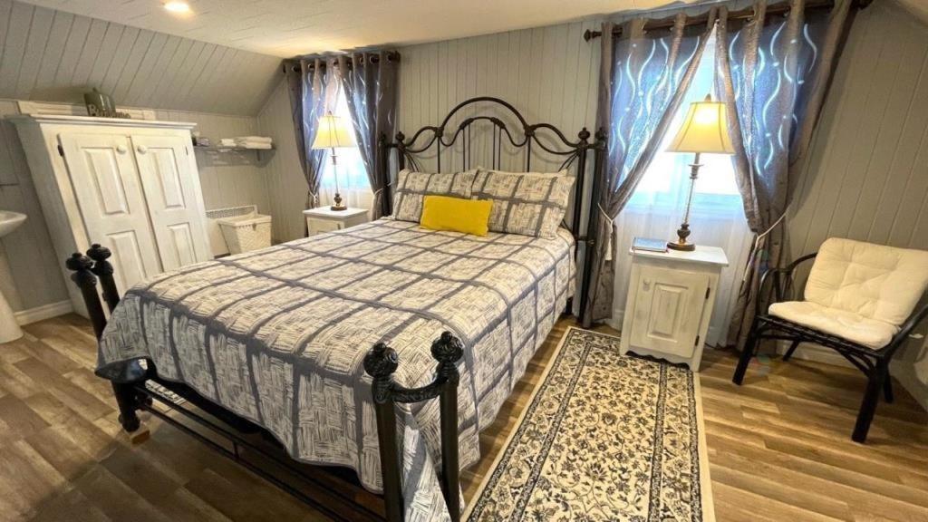 Les Chalets De La Colline Inc Baie-Sainte-Catherine Ngoại thất bức ảnh