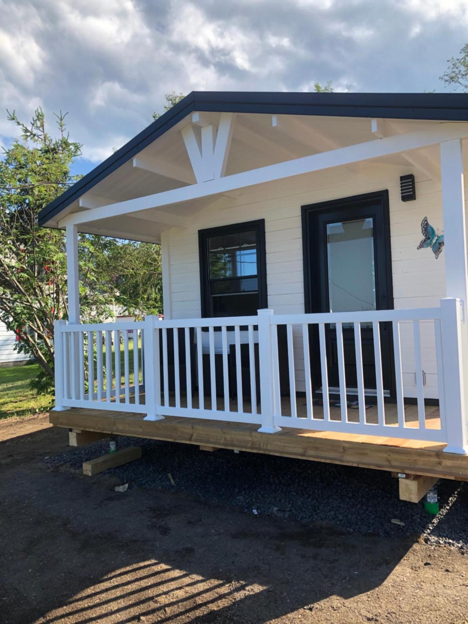 Les Chalets De La Colline Inc Baie-Sainte-Catherine Ngoại thất bức ảnh