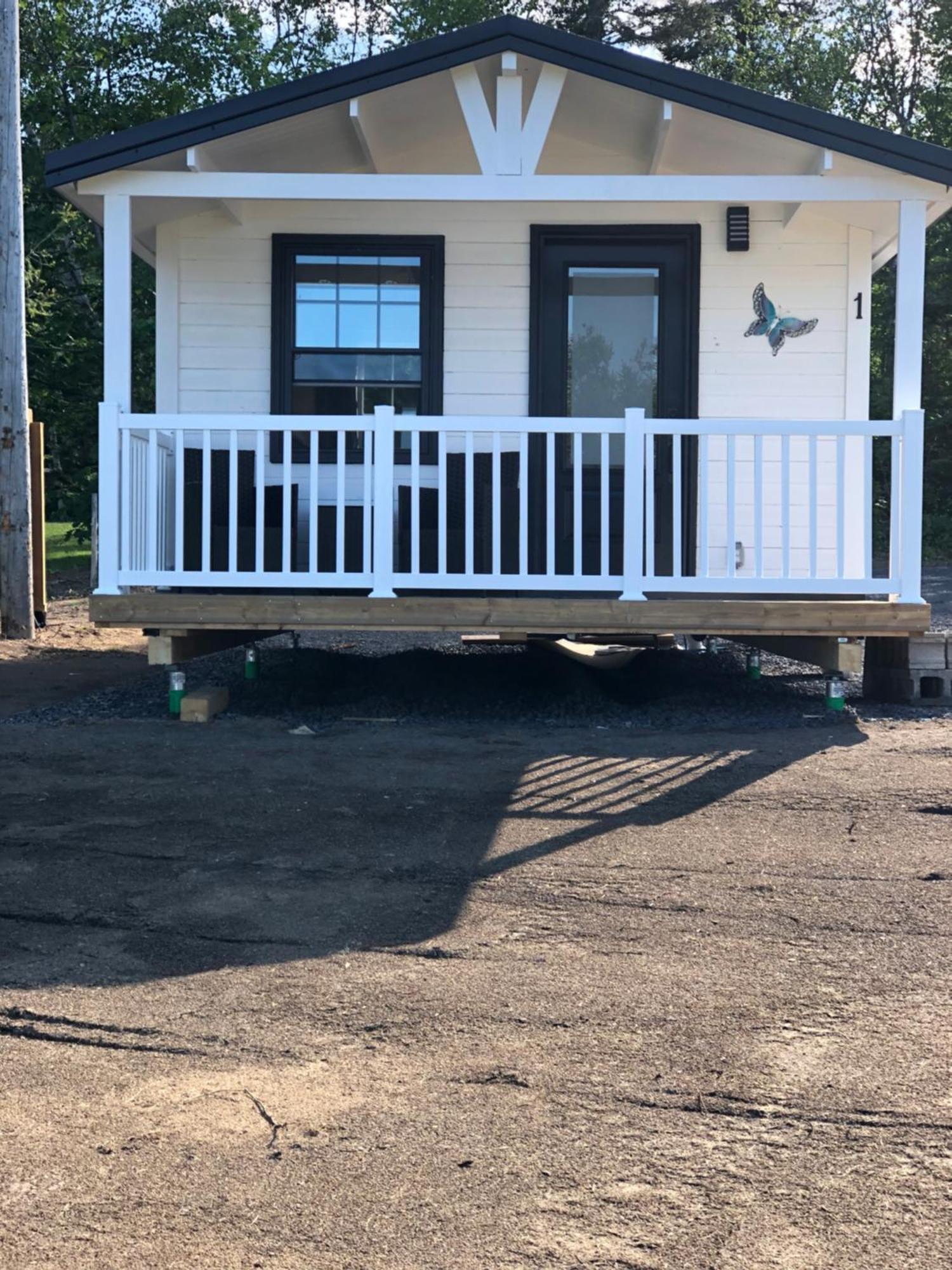 Les Chalets De La Colline Inc Baie-Sainte-Catherine Ngoại thất bức ảnh